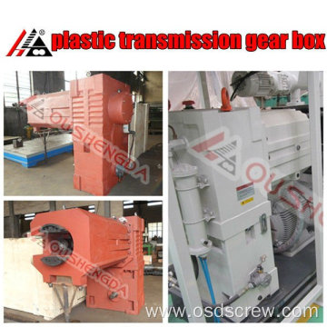 2 speed transmission gearbox for twin screw extruder